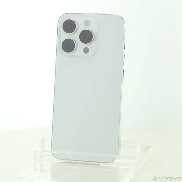 【中古】Apple(アップル) iPhone15 Pro 256GB 白いことチタニウム MTUD3J／A SIM無償性 【344-ud】