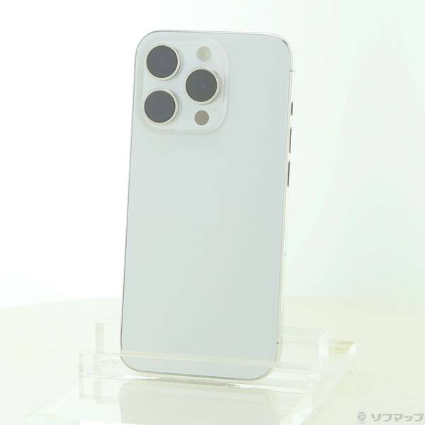【中古】Apple(アップル) iPhone15 Pro 256GB 白いことチタニウム MTUD3J／A SIM無償性 【349-ud】