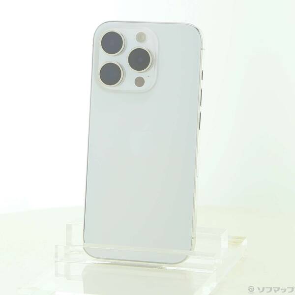 【中古】Apple(アップル) iPhone15 Pro 256GB 白いことチタニウム MTUD3J／A SIM無償性 【344-ud】