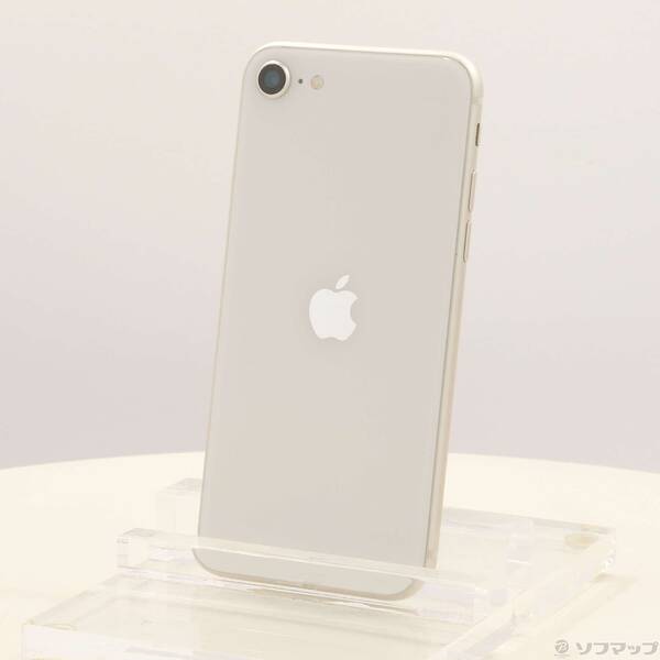 【中古】Apple(アップル) iPhone SE 第3時人 64GB はやりっ児点火装置 MMYD3J／A SIM無償性 【258-ud】