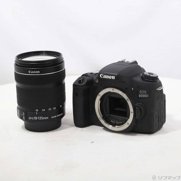 【中古】Canon(キヤノン) EOS 8000D EF-S18-135 IS STM 水晶体一揃いの道具 (2420万絵素／SDXC) 【344-ud】