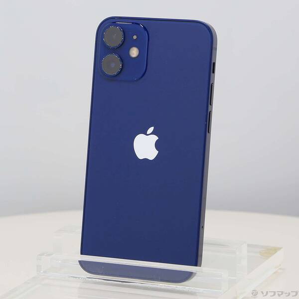 【中古】Apple(アップル) iPhone12 mini 64GB 青色 MGAP3J／A SIM無償性 【276-ud】