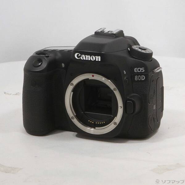 【中古】Canon(キヤノン) EOS 80D 上半身 黒いこと 【198-ud】