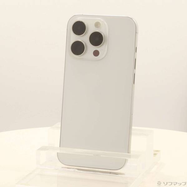 【中古】Apple(アップル) iPhone15 Pro 256GB 白いことチタニウム MTUD3J／A SIM無償性 【258-ud】