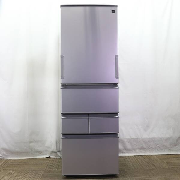 【中古】SHARP(小ざかしい) 〔見せびらかす品〕 両開き455L電気冷蔵庫 カームマットシルバー SJ-XW46P-S ［幅60糎 ／455L ／5部屋の入り口 ／決定づける食い違い手合い］ 【348-ud】