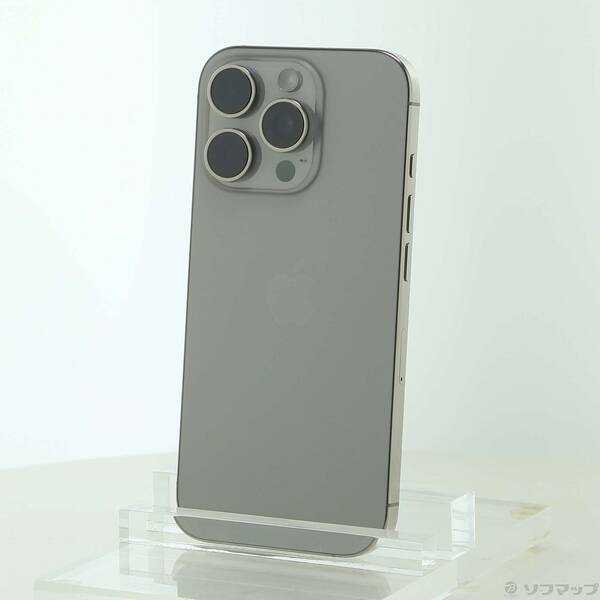 【中古】Apple(アップル) iPhone16 Pro 128GB 自然的チタニウム MYMY3J／A SIM無償性 【297-ud】