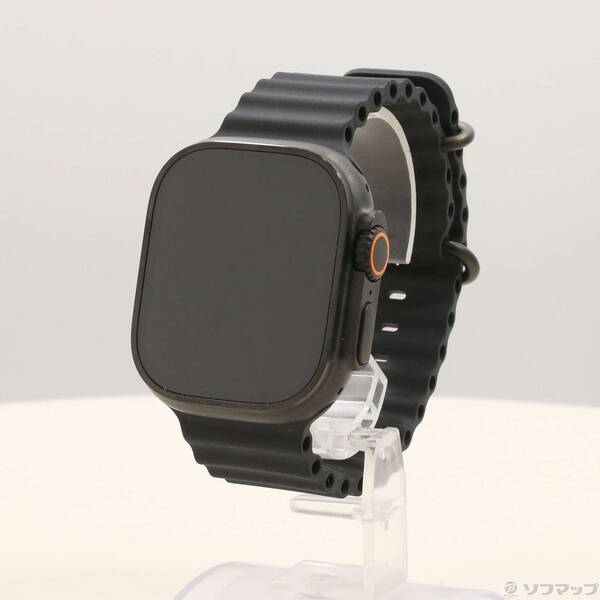 【中古】Apple(アップル) Apple Watch Ultra 3 GPS + Cellular 49粍 ブラックチタニウムケース ブラックオーシャンバンド 【198-ud】