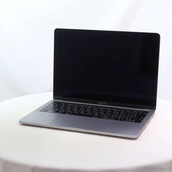【中古】Apple(アップル) MacBook Pro 13.3-inch Mid-2018 MR9R2J／A Core_i7 2.7GHz 16GB SSD512GB 間隔文字薄墨色 〔10.15 Catalina〕 【198-ud】