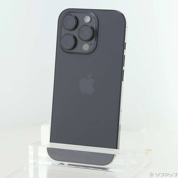 【中古】Apple(アップル) iPhone16 Pro 128GB 黒いことチタニウム MYMV3J／A SIM無償性 【198-ud】