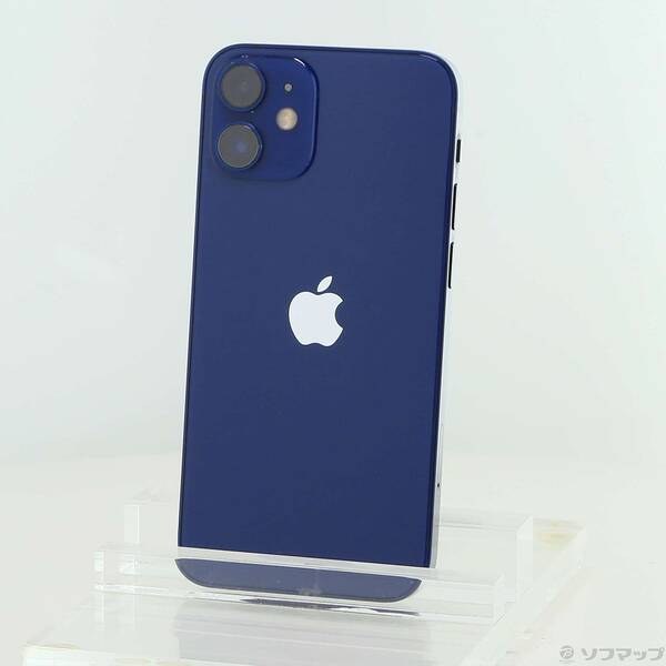 【中古】Apple(アップル) iPhone12 mini 64GB 青み MGAP3J／A SIM無償性 【344-ud】