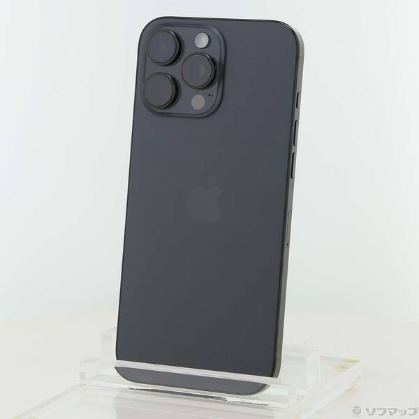 【中古】Apple(アップル) iPhone16 Pro Max 512GB 黒いことチタニウム MYWL3J／A SIM無償性 【262-ud】