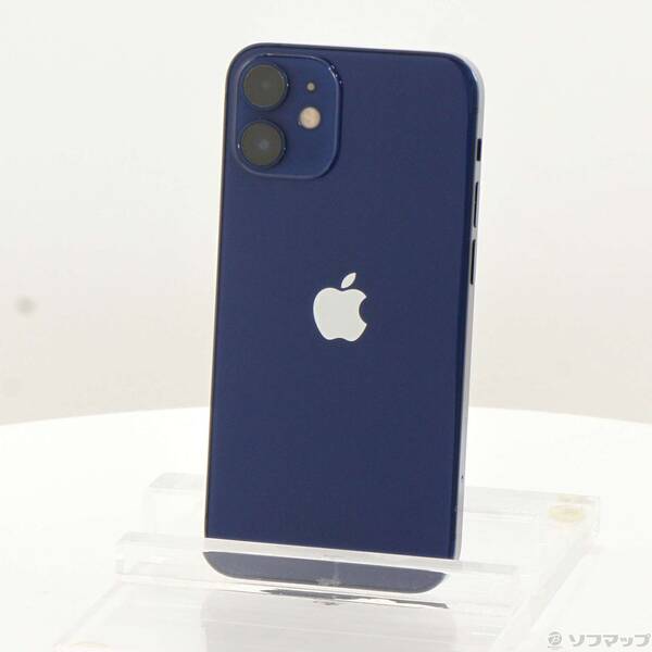 【中古】Apple(アップル) iPhone12 mini 64GB 青碧 MGAP3J／A SIM無償性 【198-ud】