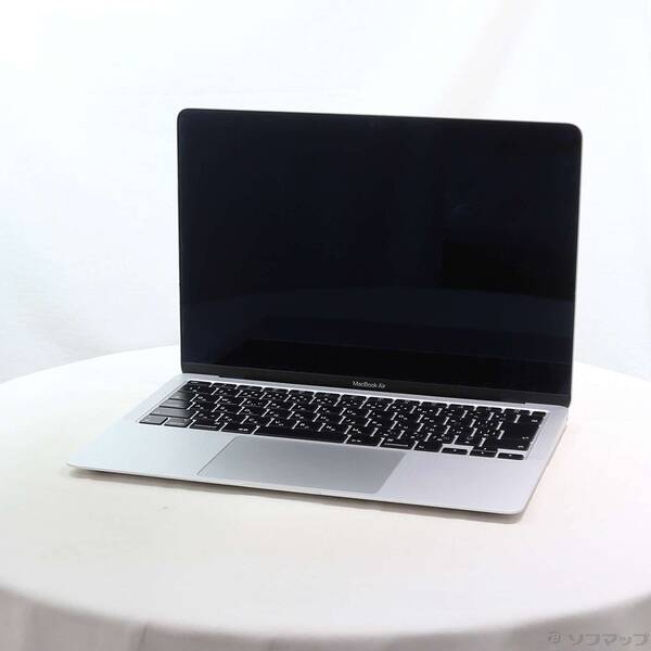 【中古】Apple(アップル) MacBook Air 13.3-inch Early-2020 MVH42J／A Core_i5 1.1GHz 8GB SSD512GB しろがね色 〔10.15 Catalina〕 【198-ud】