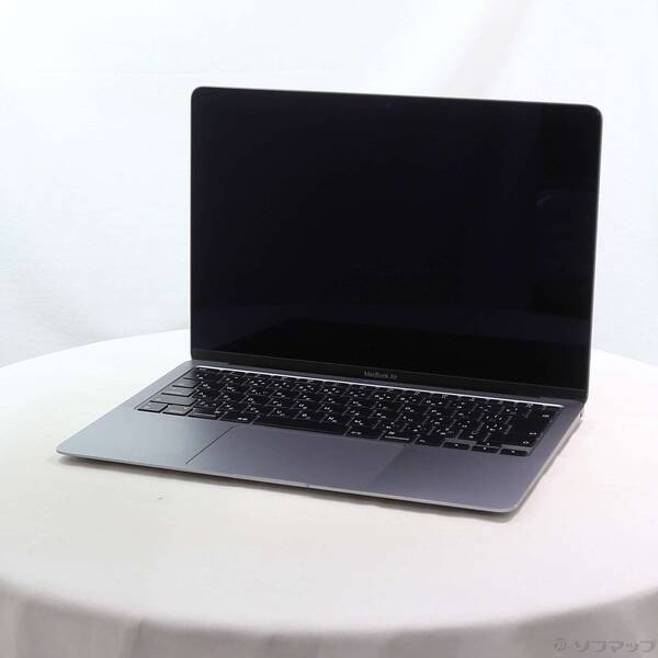 【中古】Apple(アップル) MacBook Air 13.3-inch Early-2020 MWTJ2J／A Core_i3 1.1GHz 8GB SSD256GB 間隔文字薄墨色 〔10.15 Catalina〕 【377-ud】