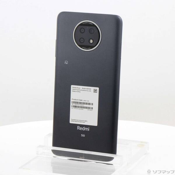 【中古】Xiaomi(シャオミ) Redmi Note 9T 64GB ナイトフォールブラック A001XM SoftBank 【258-ud】