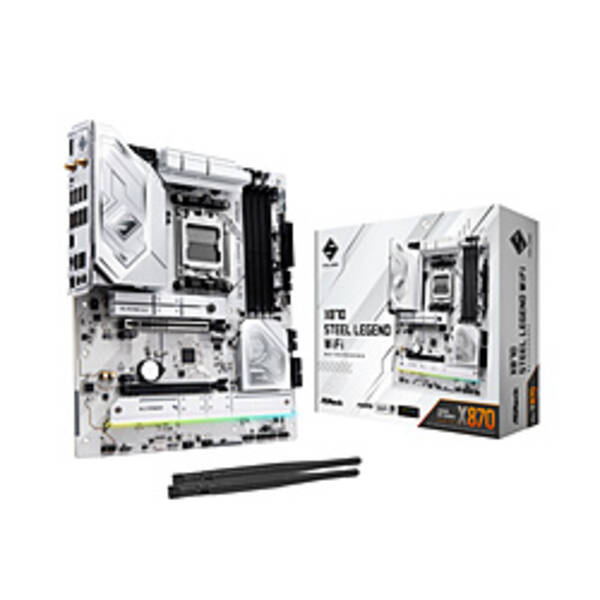 【中古】ASRock(アスロック) ASRock X870 Steel Legend 無線LAN 【262-ud】