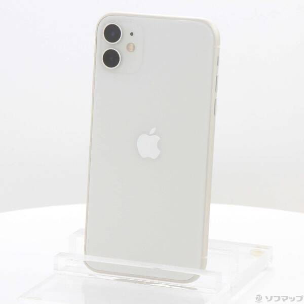 【中古】Apple(アップル) iPhone11 64GB 白いこと MWLU2J／A SIM無償性 【276-ud】