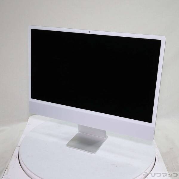 【中古】Apple(アップル) iMac 24-inch Mid-2021 MGTF3J／A Apple M1 8中核グループ中央処理装置_7中核グループGPU 16GB SSD512GB しろがね色 〔15.7 Sequoia〕 【262-ud】