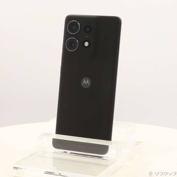【中古】Motorola(モトローラ) motorola edge 50s pro 256GB 黒いこともの言う花 MOSAH1 Softbank SIM無償性 【368-ud】