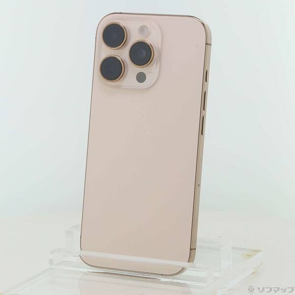 【中古】Apple(アップル) iPhone16 Pro 256GB 乾荒原チタニウム MYN23J／A SIM無償性 【305-ud】