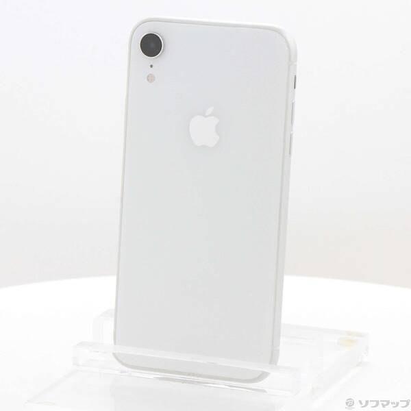 【中古】NTTドコモ iPhoneXR 64GB 白いこと MT032J／A SIM無償性 【258-ud】