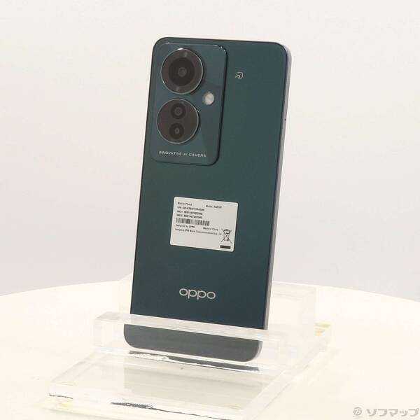 【中古】OPPO(オッポ) OPPO Reno11 A 128GB 暗然たる緑であること YMOPRENO11A Y!mobile SIM無償性 【295-ud】