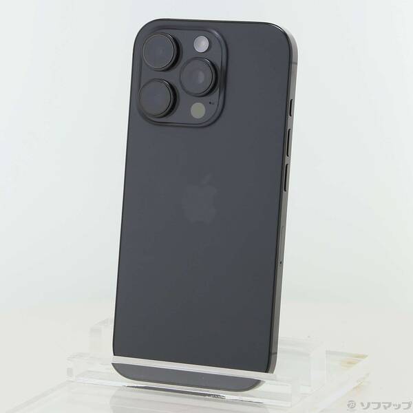 【中古】Apple(アップル) iPhone16 Pro 128GB 黒いことチタニウム MYMV3J／A SIM無償性 【276-ud】