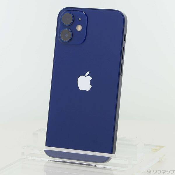 【中古】Apple(アップル) iPhone12 mini 128GB 青碧 MGDP3J／A SIM無償性 【198-ud】