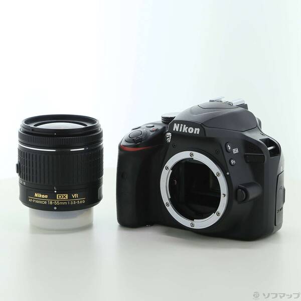 【中古】Nikon(ニコン) D3400 18-55VR 水晶体一揃いの道具 黒いこと 【198-ud】