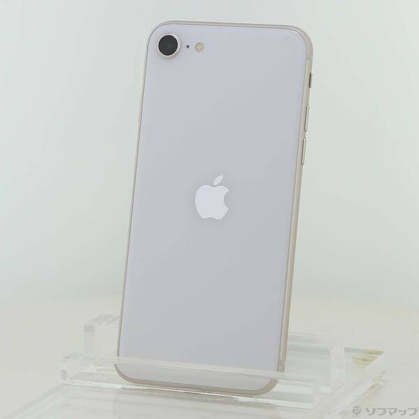 【中古】Apple(アップル) iPhone SE 第3時人 64GB はやりっ児点火装置 MMYD3J／A SIM無償性 【258-ud】