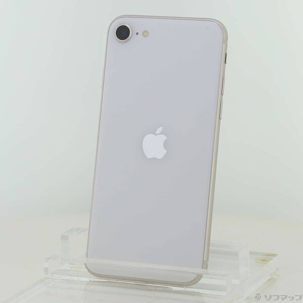 【中古】Apple(アップル) iPhone SE 第3時人 64GB はやりっ児点火装置 MMYD3J／A SIM無償性 【276-ud】