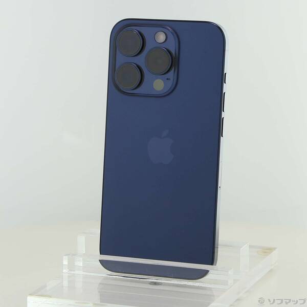 【中古】Apple(アップル) iPhone15 Pro 128GB ブルーチタニウム MTUA3J／A SIMフリー 【269-ud】｜ソフマップ中古専門店
