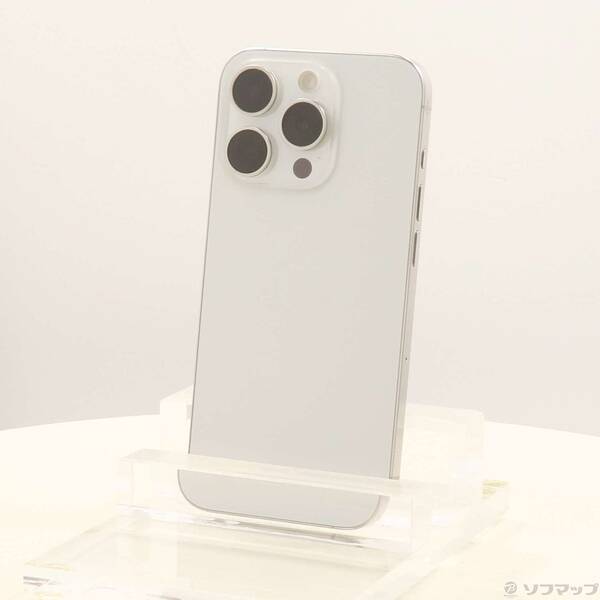 【中古】Apple(アップル) iPhone15 Pro 256GB 白いことチタニウム MTUD3J／A SIM無償性 【262-ud】