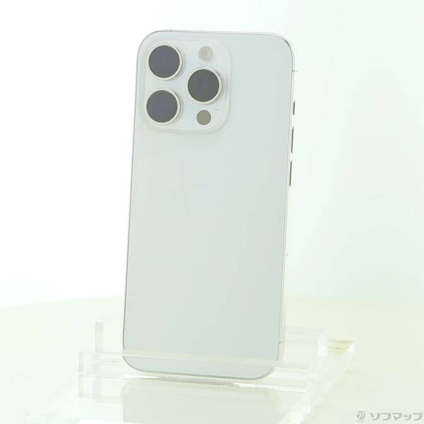 【中古】Apple(アップル) iPhone15 Pro 256GB 白いことチタニウム MTUD3J／A SIM無償性 【348-ud】