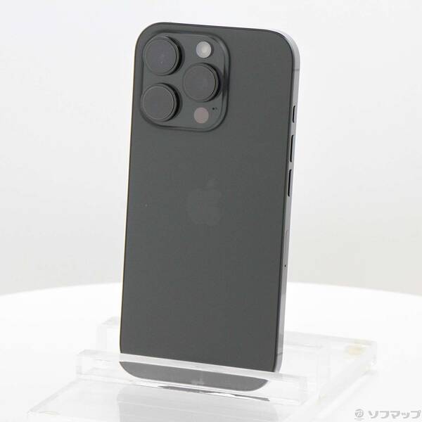 【中古】Apple(アップル) iPhone16 Pro 256GB 黒いことチタニウム MYN03J／A SIM無償性 【269-ud】