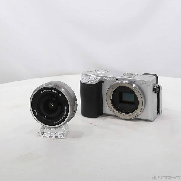【中古】SONY(ソニー) α6400 ILCE-6400L パワーズームレンズキット しろがね色 【251-ud】