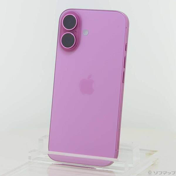 【中古】Apple(アップル) iPhone16 256GB さくら色 MYDY3J／A SIM無償性 【297-ud】
