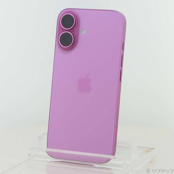 【中古】Apple(アップル) iPhone16 256GB さくら色 MYDY3J／A SIM無償性 【297-ud】