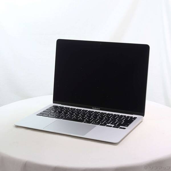 【中古】Apple(アップル) MacBook Air 13.3-inch Late-2020 MGN93J／A Apple M1 8中核グループ中央処理装置_7中核グループGPU 8GB SSD256GB しろがね色 〔26.3 Tahoe〕 【198-ud】