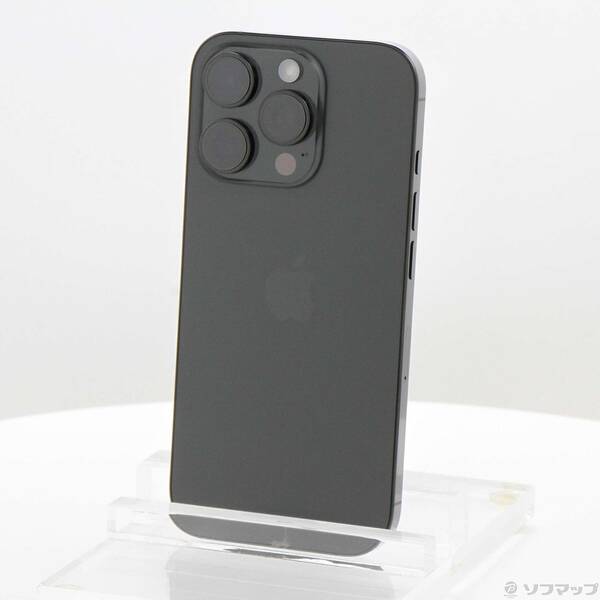 【中古】Apple(アップル) iPhone16 Pro 256GB 黒いことチタニウム MYN03J／A SIM無償性 【269-ud】