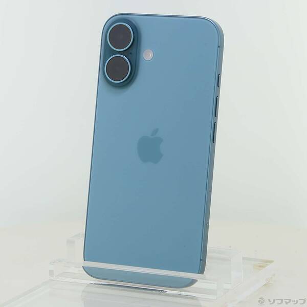 【中古】Apple(アップル) iPhone16 256GB ティール MYE13J／A SIM無償性 【276-ud】