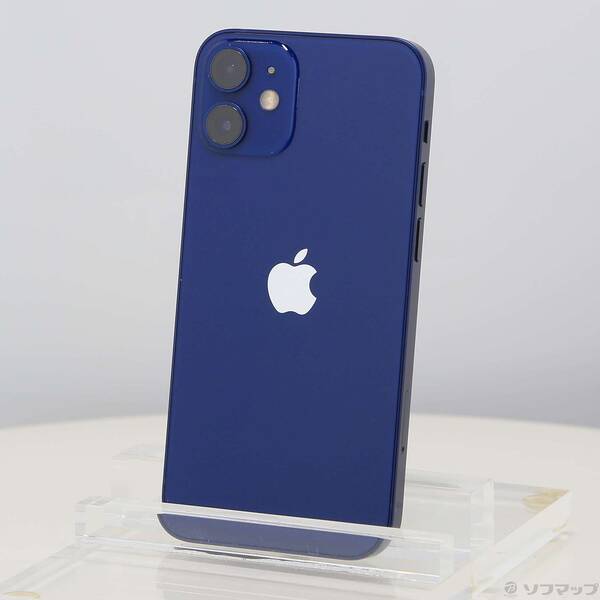 【中古】Apple(アップル) iPhone12 mini 64GB 青碧 MGAP3J／A SIM無償性 【349-ud】