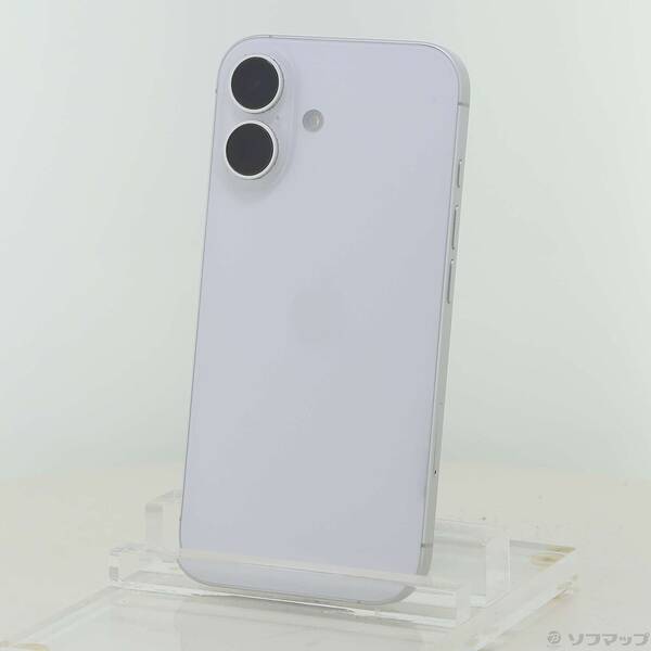 【中古】Apple(アップル) iPhone16 128GB 白いこと MYDR3J／A SIM無償性 【262-ud】