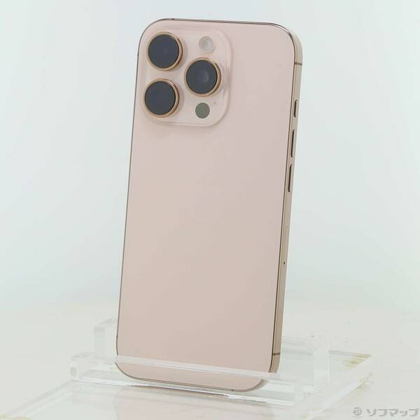 【中古】Apple(アップル) iPhone16 Pro 128GB 乾荒原チタニウム MYMX3J／A SIM無償性 【305-ud】