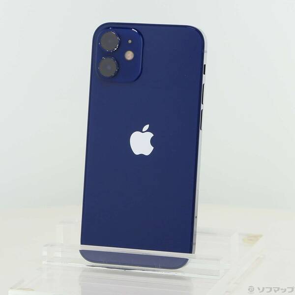【中古】Apple(アップル) iPhone12 mini 128GB 青色 MGDP3J／A SIM無償性 【276-ud】