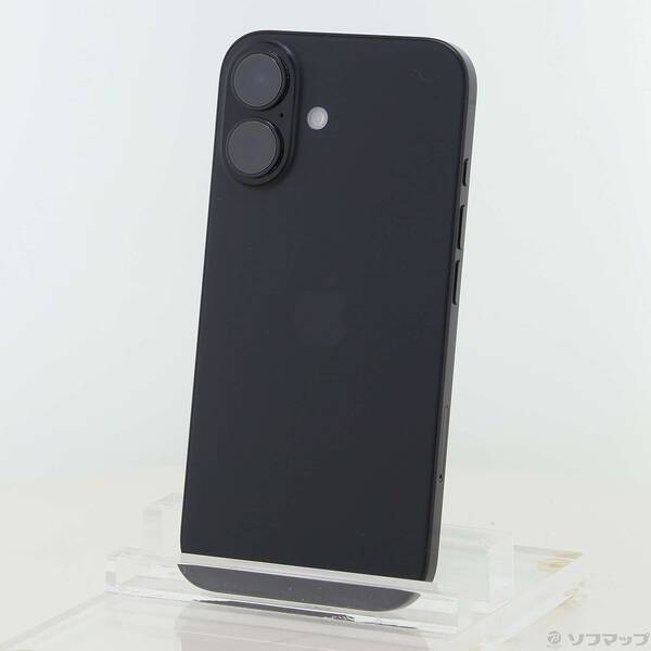 【中古】Apple(アップル) iPhone16 256GB 黒いこと MYDW3J／A SIM無償性 【262-ud】