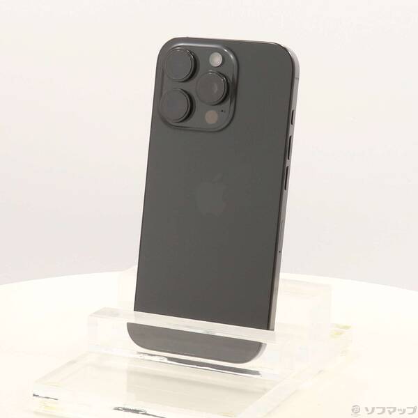 【中古】Apple(アップル) iPhone16 Pro 256GB 黒いことチタニウム FYN03J／A SIM無償性 【196-ud】