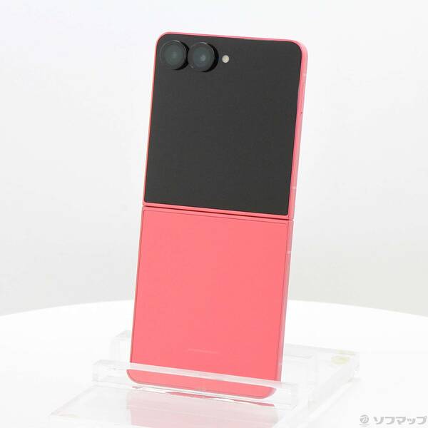 【中古】SAMSUNG(サムスン) Galaxy Z Flip7 256GB コーラル赤いこと SM-F766QZRASJP SIM無償性 【276-ud】