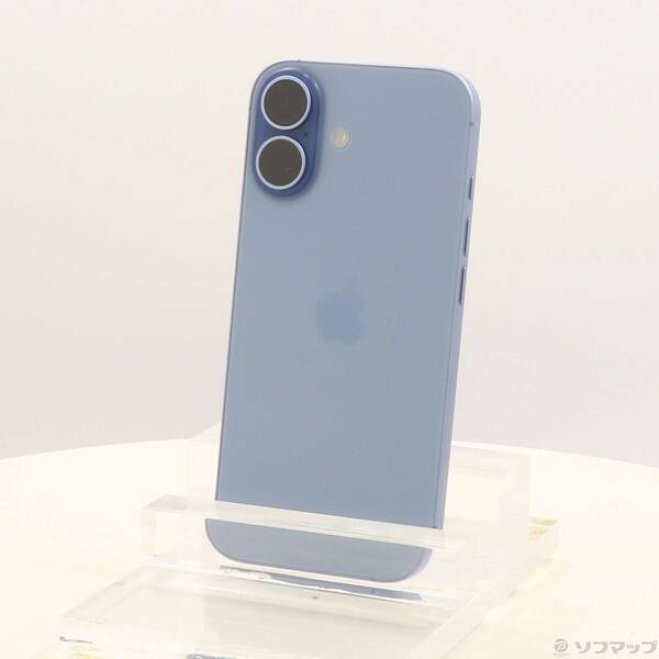 【中古】Apple(アップル) iPhone17 256GB ミストブルー MG694J／A SIM無償性 【258-ud】