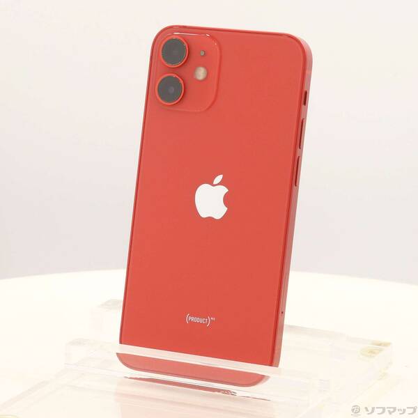 【中古】Apple(アップル) iPhone12 mini 64GB 生産物赤いこと MGAE3J／A SIM無償性 【276-ud】
